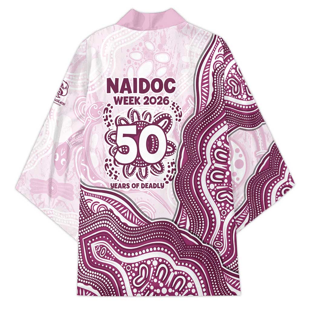 Manly Warringah Sea Eagles NAIDOC Week 2026 Kimono First Nations of Australia Aboriginal Mascot Rugby