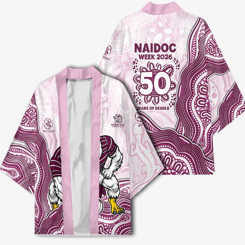 Manly Warringah Sea Eagles NAIDOC Week 2026 Kimono First Nations of Australia Aboriginal Mascot Rugby