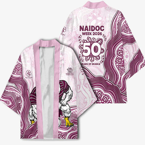 Manly Warringah Sea Eagles NAIDOC Week 2026 Kimono First Nations of Australia Aboriginal Mascot Rugby