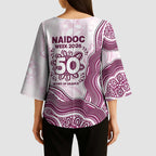 Manly Warringah Sea Eagles NAIDOC Week 2026 Kimono Sleeve Blouse First Nations of Australia Aboriginal Mascot Rugby