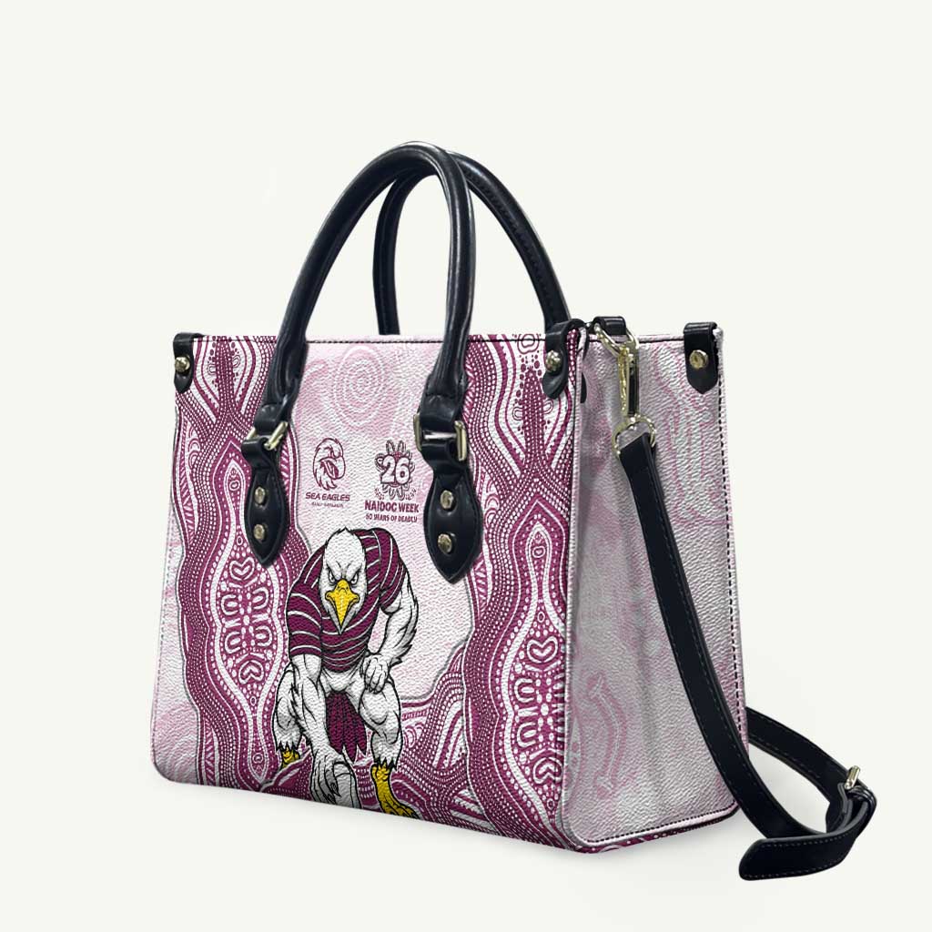 Manly Warringah Sea Eagles NAIDOC Week 2026 Leather Bag First Nations of Australia Aboriginal Mascot Rugby