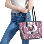 Manly Warringah Sea Eagles NAIDOC Week 2026 Leather Tote Bag First Nations of Australia Aboriginal Mascot Rugby