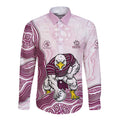 Manly Warringah Sea Eagles NAIDOC Week 2026 Long Sleeve Button Shirt First Nations of Australia Aboriginal Mascot Rugby