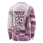 Manly Warringah Sea Eagles NAIDOC Week 2026 Long Sleeve Shirt First Nations of Australia Aboriginal Mascot Rugby