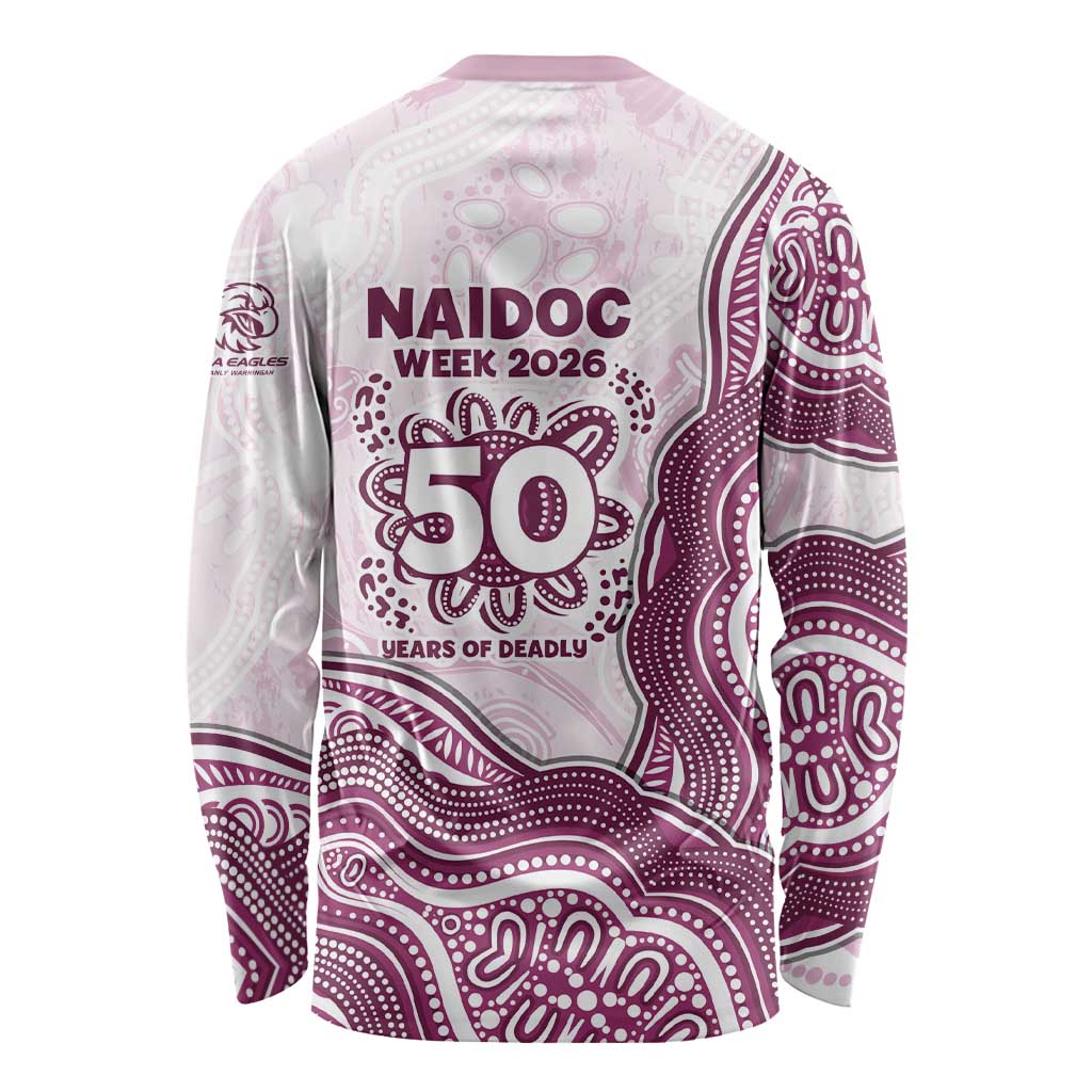 Manly Warringah Sea Eagles NAIDOC Week 2026 Long Sleeve Shirt First Nations of Australia Aboriginal Mascot Rugby