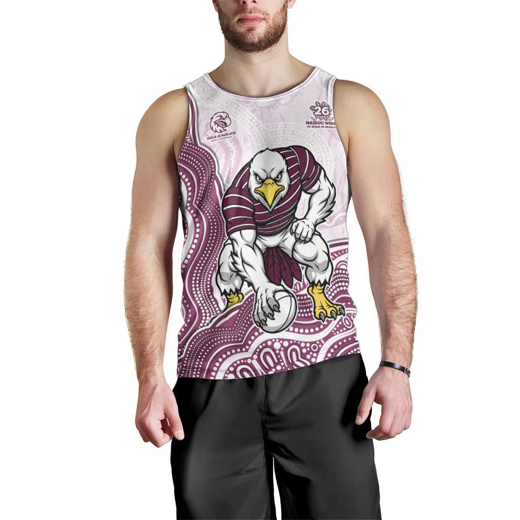 Manly Warringah Sea Eagles NAIDOC Week 2026 Men Tank Top First Nations of Australia Aboriginal Mascot Rugby