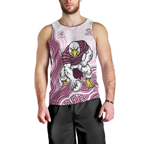 Manly Warringah Sea Eagles NAIDOC Week 2026 Men Tank Top First Nations of Australia Aboriginal Mascot Rugby