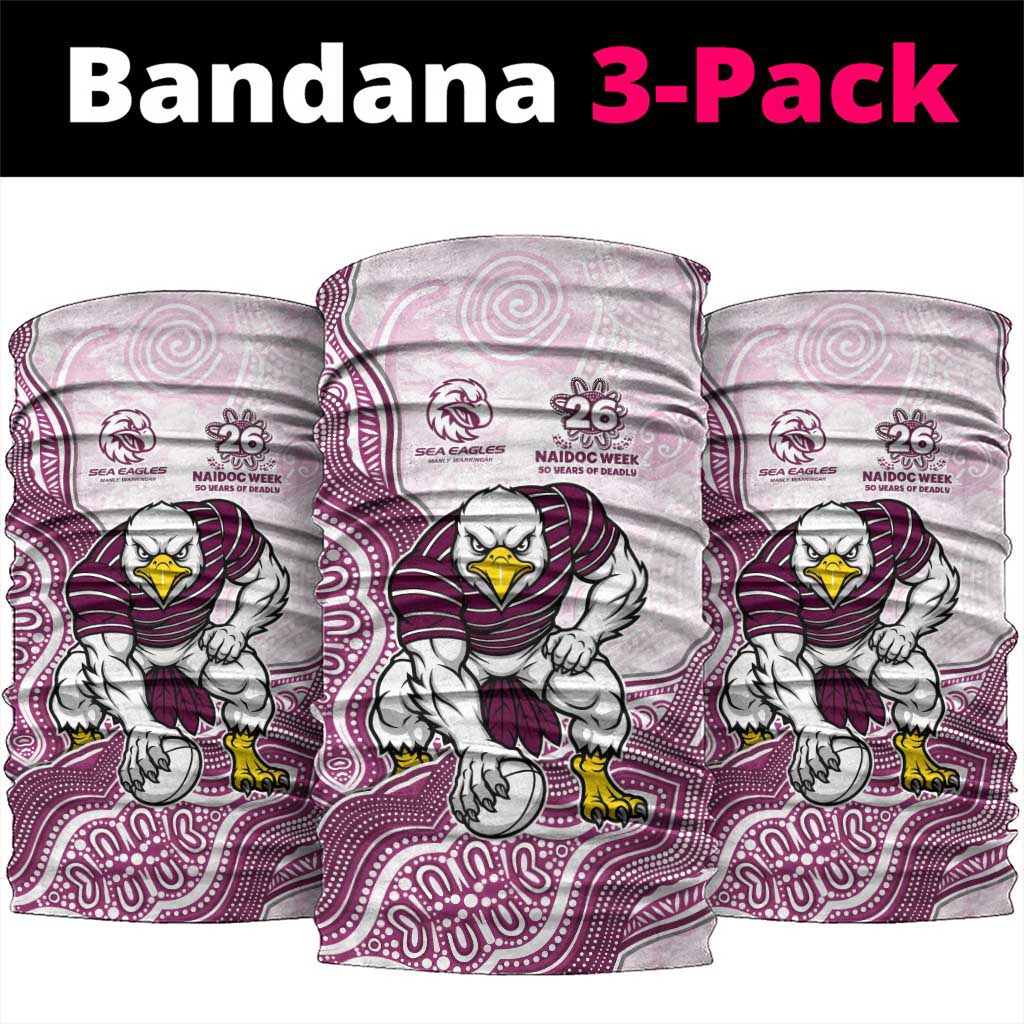 Manly Warringah Sea Eagles NAIDOC Week 2026 Neck Gaiter First Nations of Australia Aboriginal Mascot Rugby