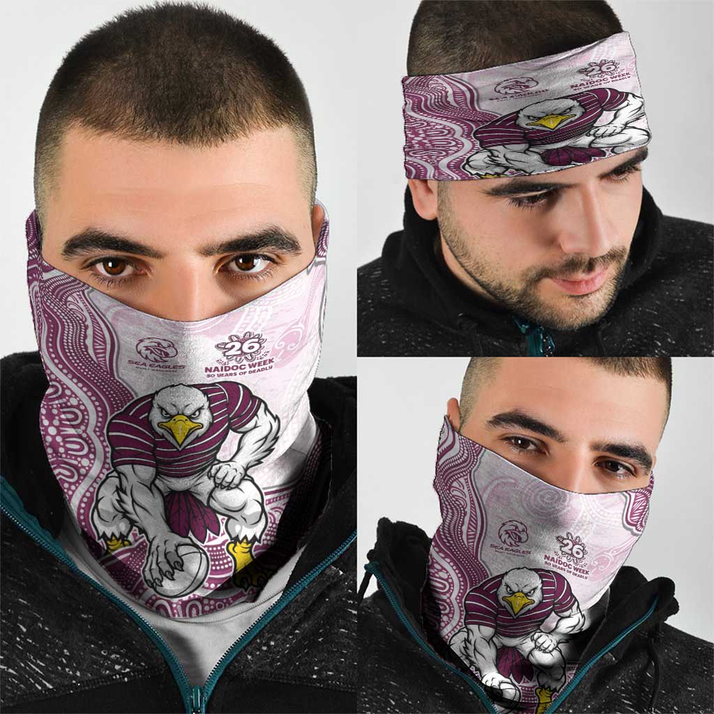 Manly Warringah Sea Eagles NAIDOC Week 2026 Neck Gaiter First Nations of Australia Aboriginal Mascot Rugby