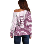 Manly Warringah Sea Eagles NAIDOC Week 2026 Off Shoulder Sweater First Nations of Australia Aboriginal Mascot Rugby
