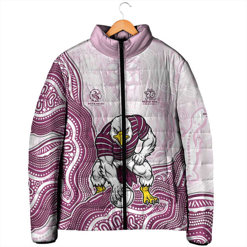 Manly Warringah Sea Eagles NAIDOC Week 2026 Padded Jacket First Nations of Australia Aboriginal Mascot Rugby