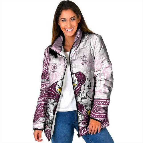 Manly Warringah Sea Eagles NAIDOC Week 2026 Padded Jacket First Nations of Australia Aboriginal Mascot Rugby
