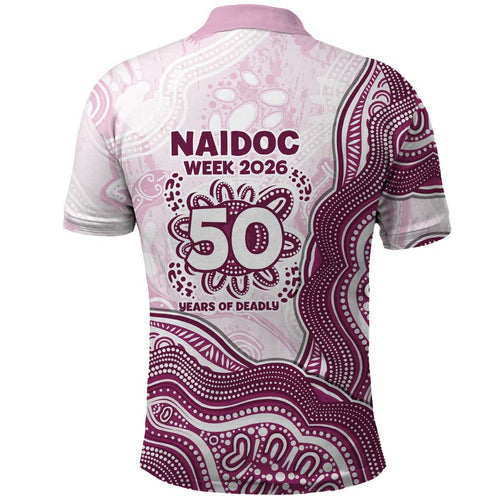 Manly Warringah Sea Eagles NAIDOC Week 2026 Polo Shirt First Nations of Australia Aboriginal Mascot Rugby