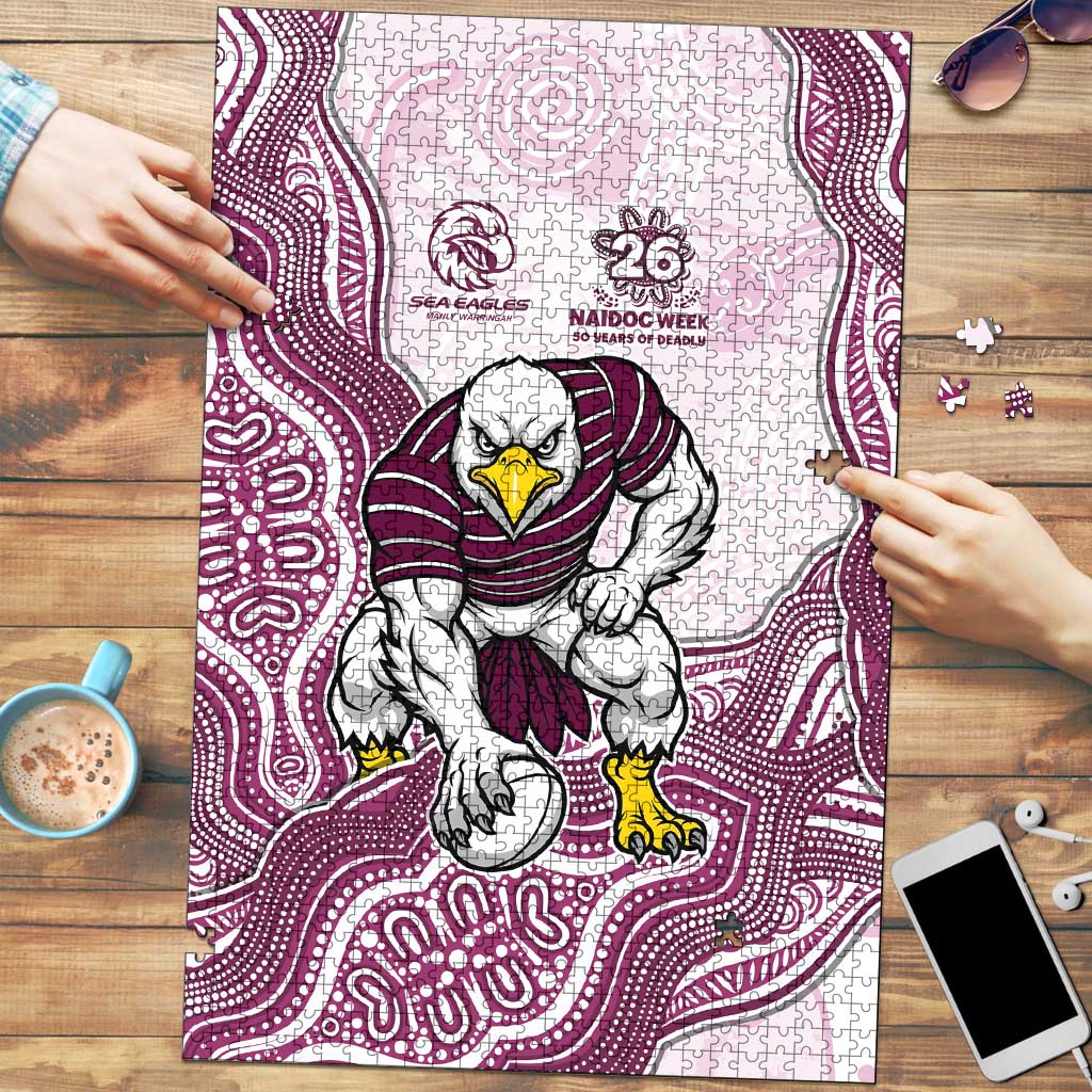 Manly Warringah Sea Eagles NAIDOC Week 2026 Puzzle First Nations of Australia Aboriginal Mascot Rugby