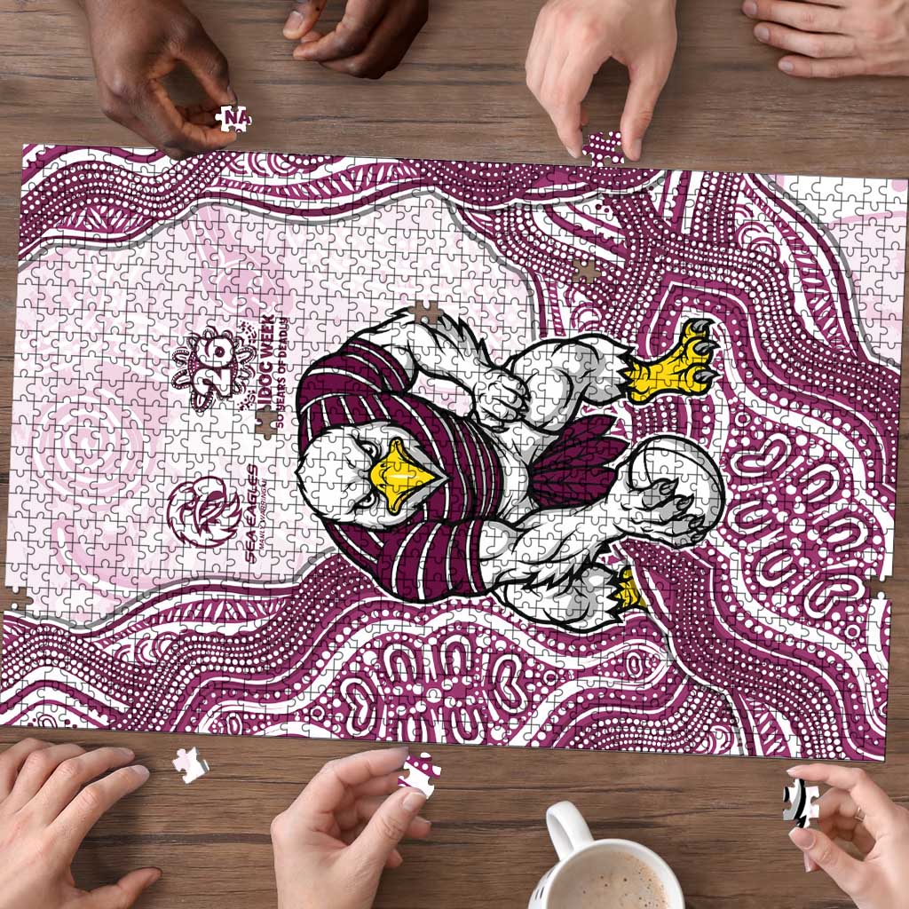 Manly Warringah Sea Eagles NAIDOC Week 2026 Puzzle First Nations of Australia Aboriginal Mascot Rugby