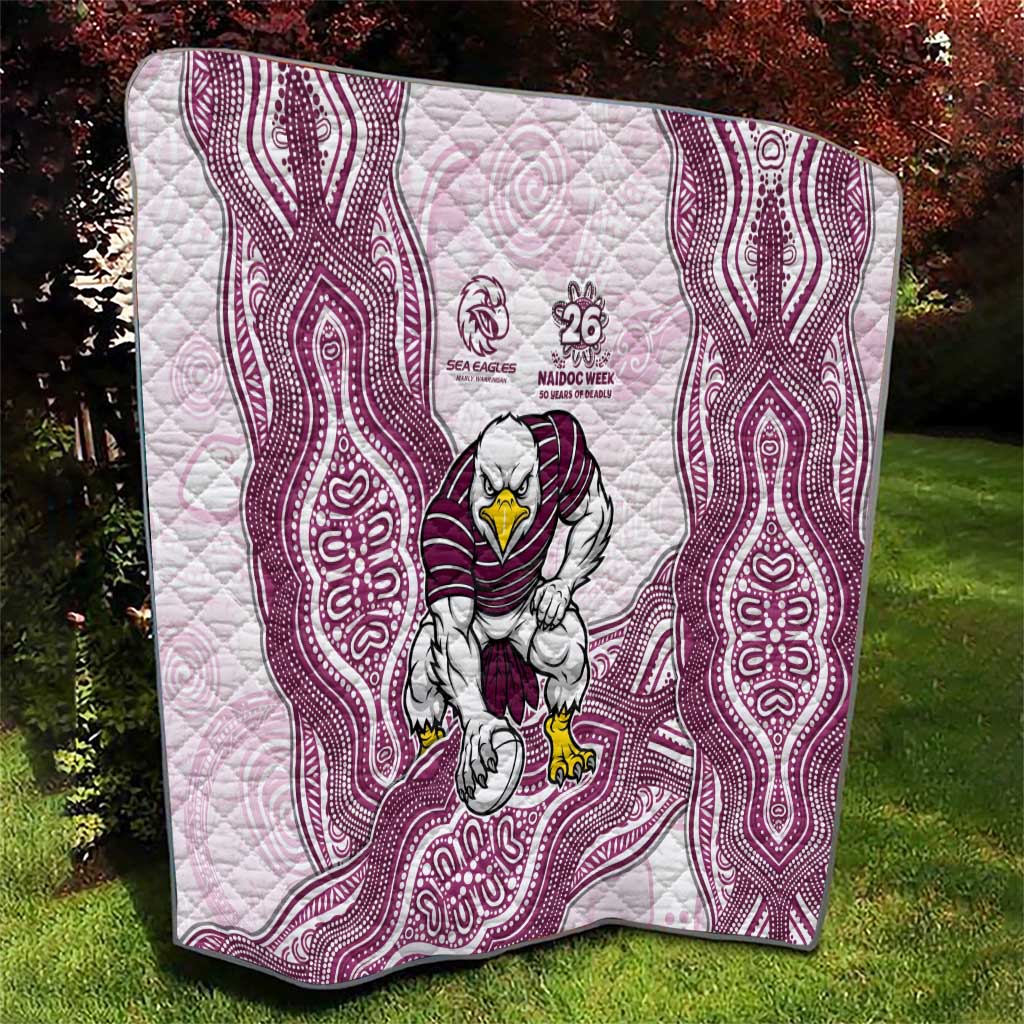 Manly Warringah Sea Eagles NAIDOC Week 2026 Quilt First Nations of Australia Aboriginal Mascot Rugby