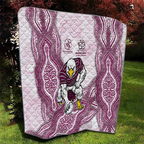 Manly Warringah Sea Eagles NAIDOC Week 2026 Quilt First Nations of Australia Aboriginal Mascot Rugby