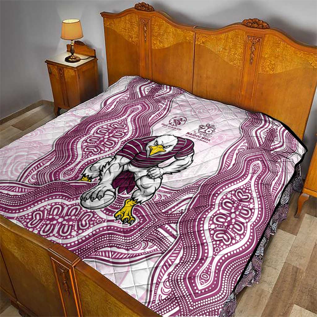 Manly Warringah Sea Eagles NAIDOC Week 2026 Quilt First Nations of Australia Aboriginal Mascot Rugby