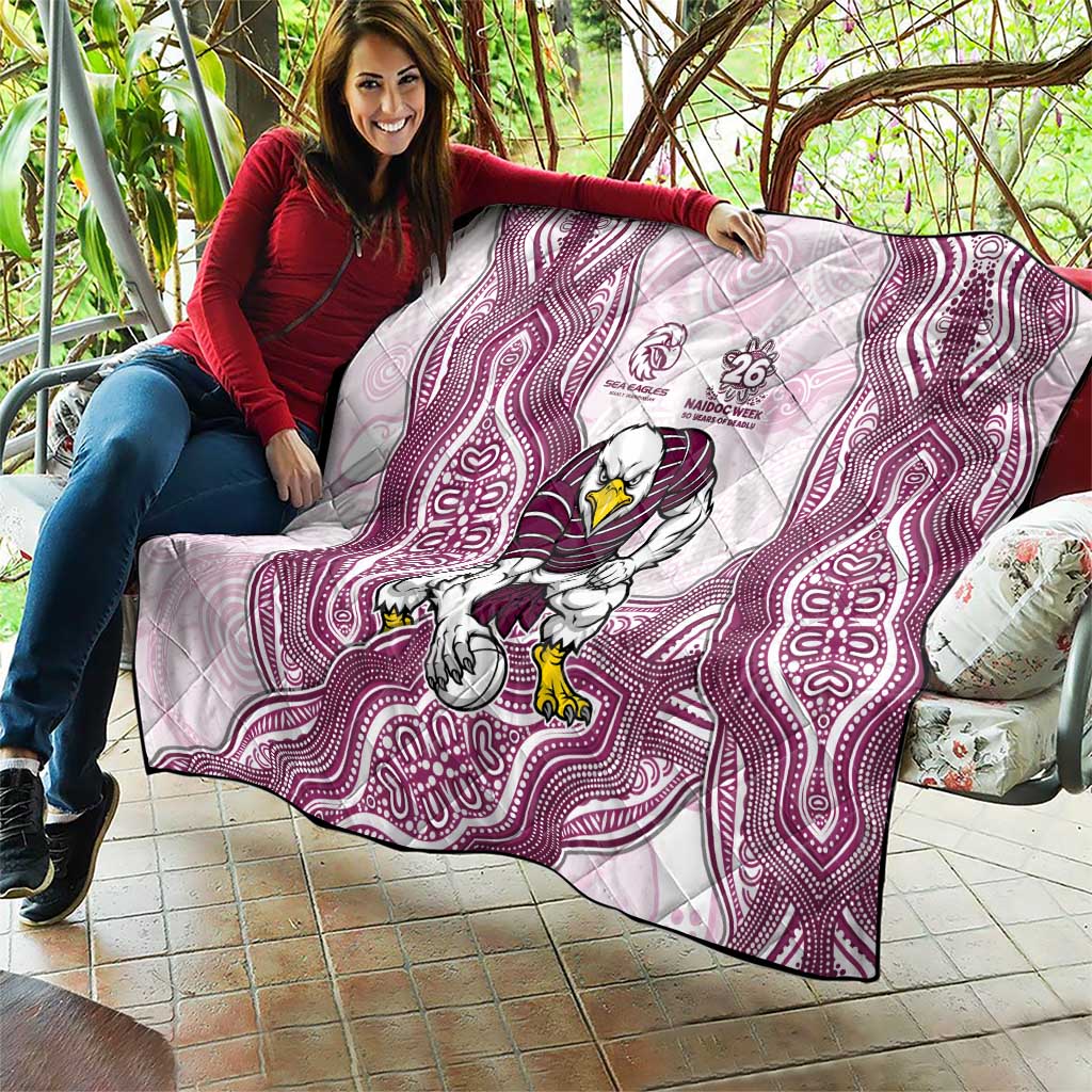 Manly Warringah Sea Eagles NAIDOC Week 2026 Quilt First Nations of Australia Aboriginal Mascot Rugby
