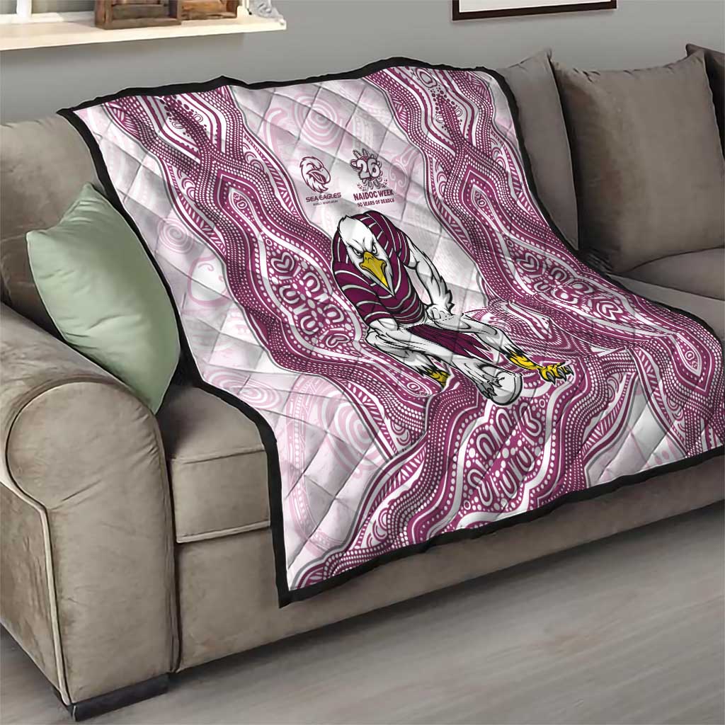 Manly Warringah Sea Eagles NAIDOC Week 2026 Quilt First Nations of Australia Aboriginal Mascot Rugby