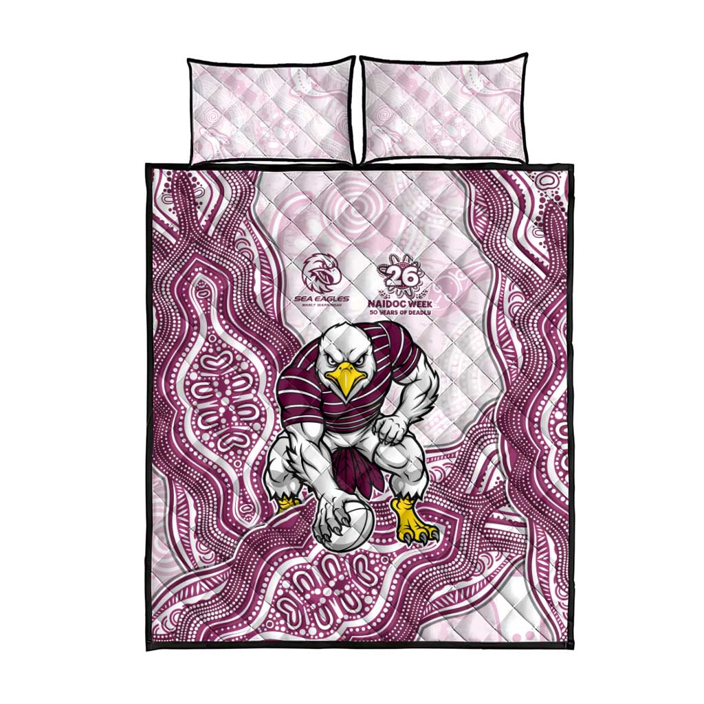 Manly Warringah Sea Eagles NAIDOC Week 2026 Quilt Bed Set First Nations of Australia Aboriginal Mascot Rugby