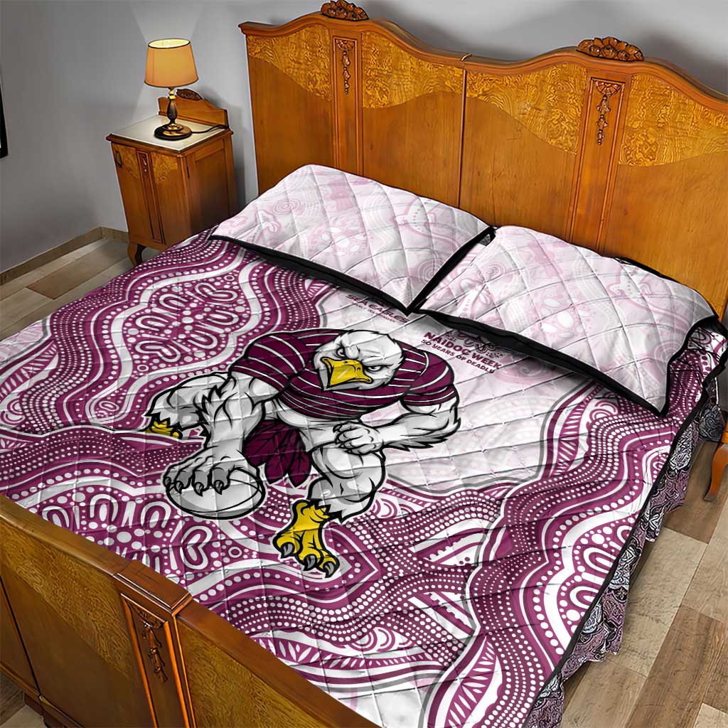 Manly Warringah Sea Eagles NAIDOC Week 2026 Quilt Bed Set First Nations of Australia Aboriginal Mascot Rugby