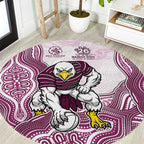 Manly Warringah Sea Eagles NAIDOC Week 2026 Round Carpet First Nations of Australia Aboriginal Mascot Rugby