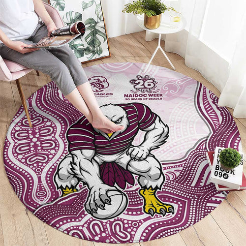 Manly Warringah Sea Eagles NAIDOC Week 2026 Round Carpet First Nations of Australia Aboriginal Mascot Rugby