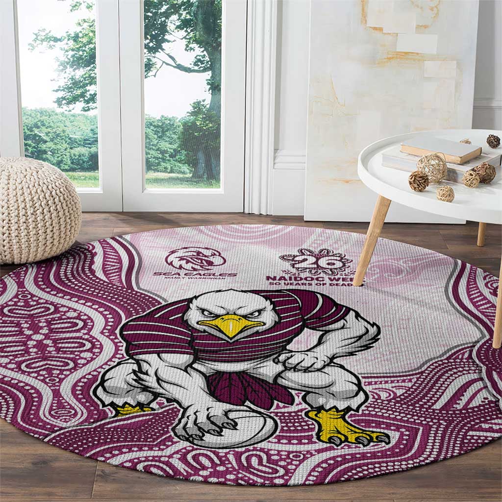 Manly Warringah Sea Eagles NAIDOC Week 2026 Round Carpet First Nations of Australia Aboriginal Mascot Rugby