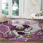 Manly Warringah Sea Eagles NAIDOC Week 2026 Round Carpet First Nations of Australia Aboriginal Mascot Rugby