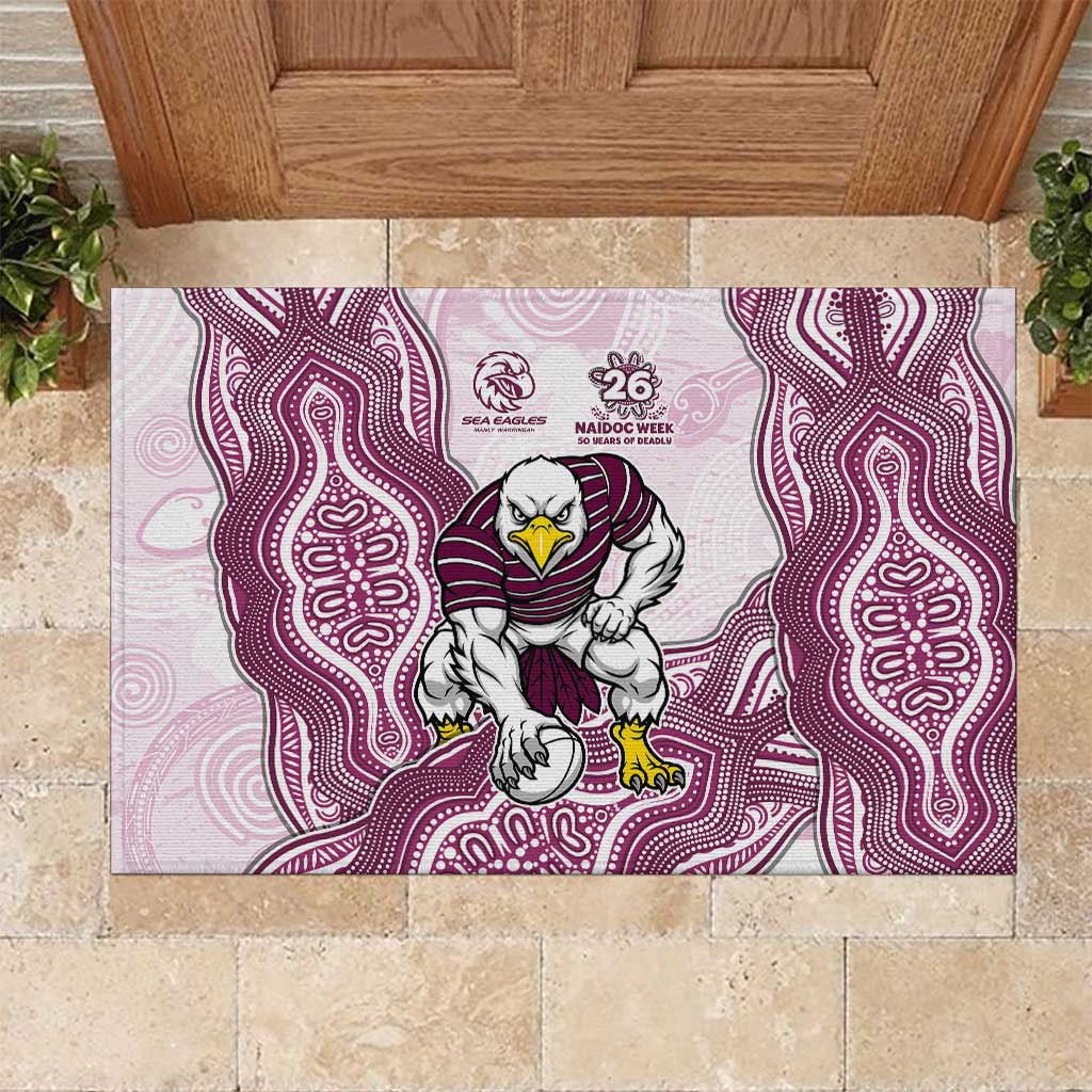 Manly Warringah Sea Eagles NAIDOC Week 2026 Rubber Doormat First Nations of Australia Aboriginal Mascot Rugby