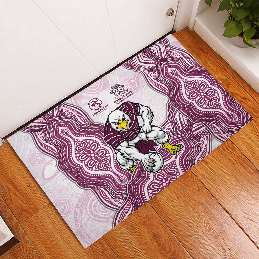 Manly Warringah Sea Eagles NAIDOC Week 2026 Rubber Doormat First Nations of Australia Aboriginal Mascot Rugby