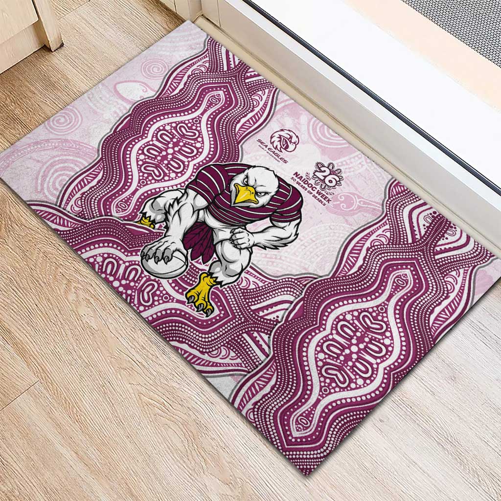 Manly Warringah Sea Eagles NAIDOC Week 2026 Rubber Doormat First Nations of Australia Aboriginal Mascot Rugby