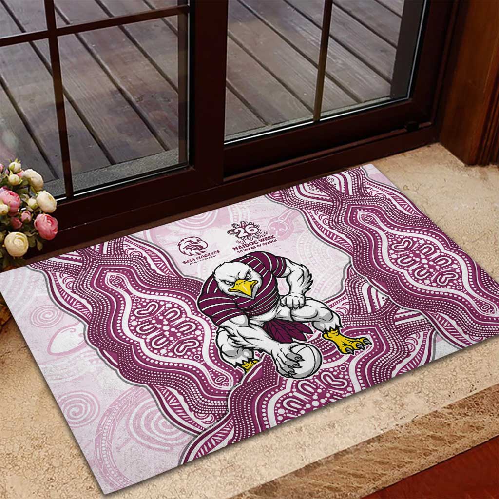 Manly Warringah Sea Eagles NAIDOC Week 2026 Rubber Doormat First Nations of Australia Aboriginal Mascot Rugby
