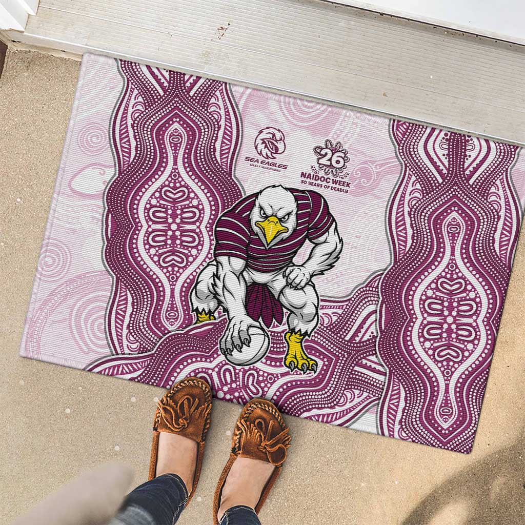 Manly Warringah Sea Eagles NAIDOC Week 2026 Rubber Doormat First Nations of Australia Aboriginal Mascot Rugby