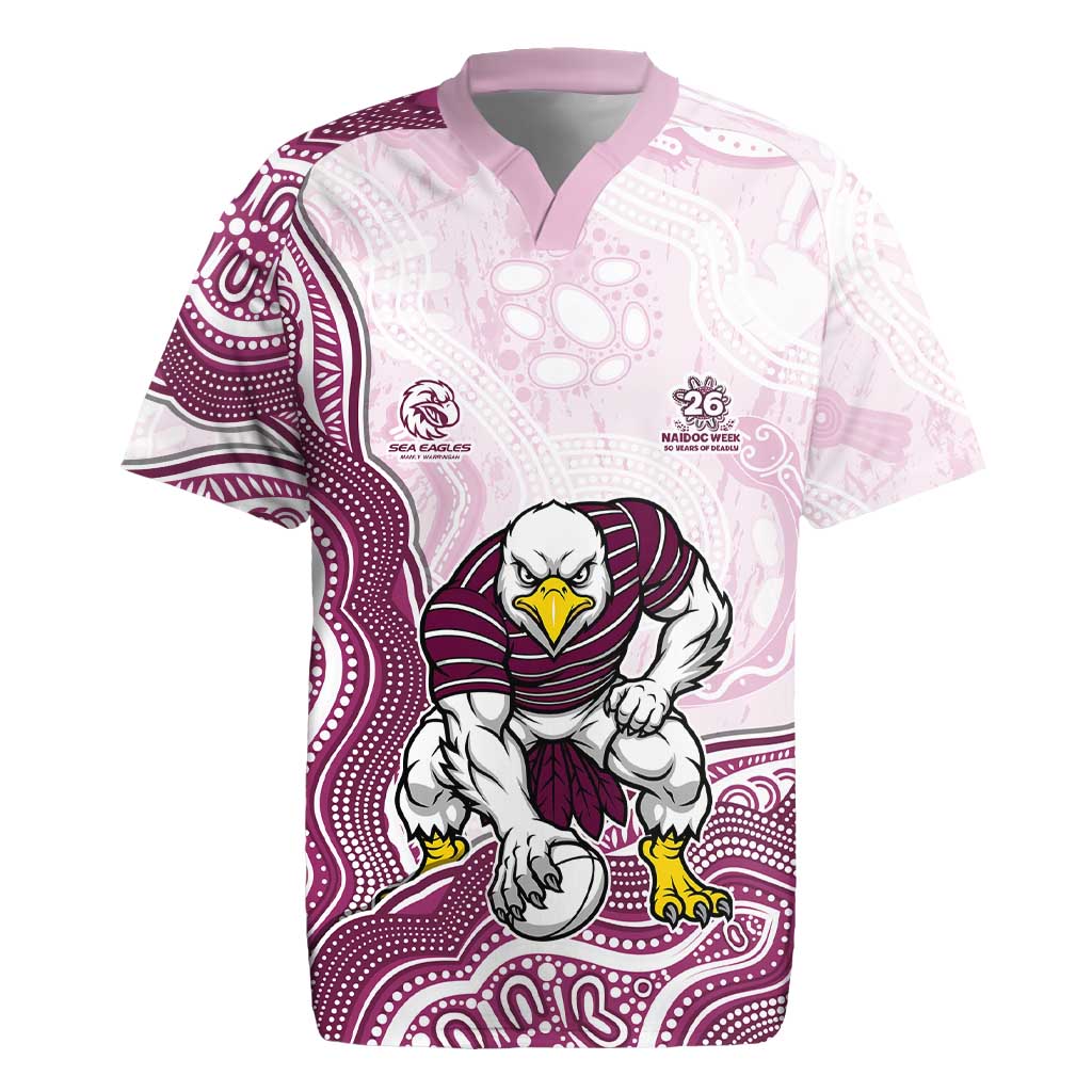 Manly Warringah Sea Eagles NAIDOC Week 2026 Rugby Jersey First Nations of Australia Aboriginal Mascot Rugby