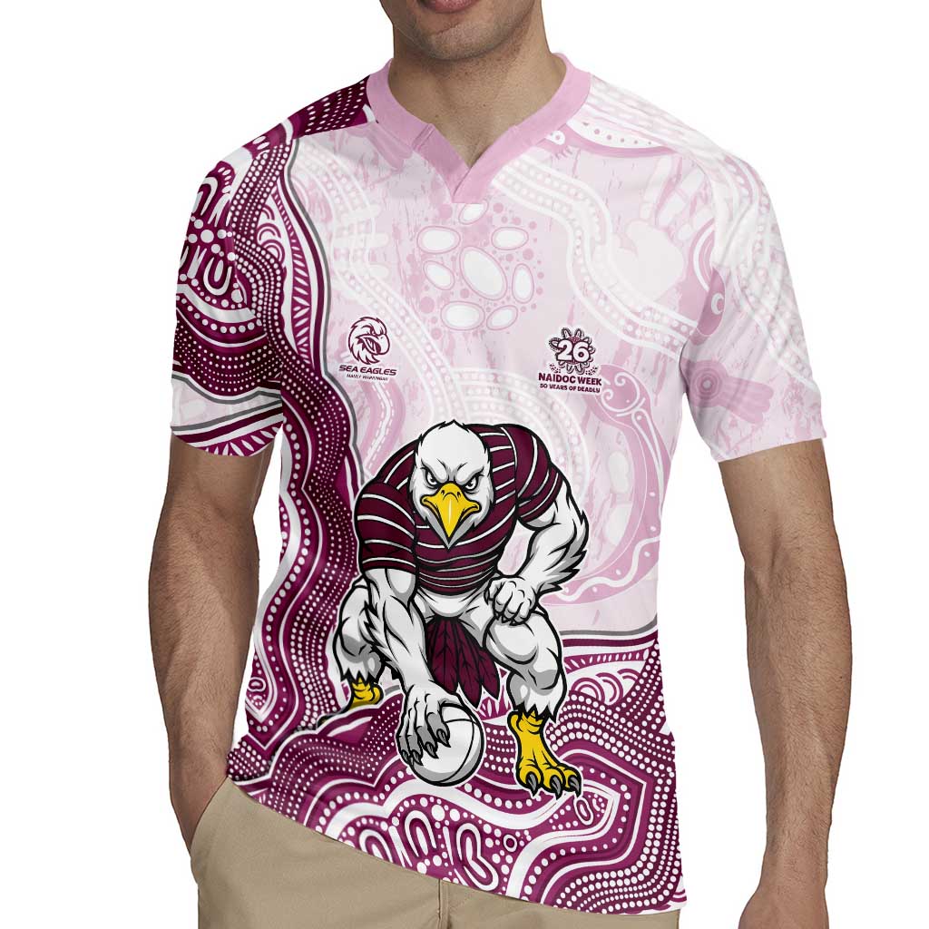 Manly Warringah Sea Eagles NAIDOC Week 2026 Rugby Jersey First Nations of Australia Aboriginal Mascot Rugby