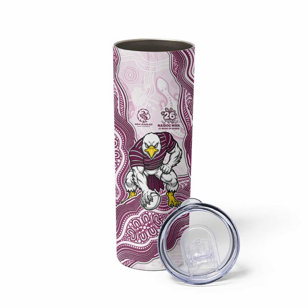Manly Warringah Sea Eagles NAIDOC Week 2026 Skinny Tumbler First Nations of Australia Aboriginal Mascot Rugby
