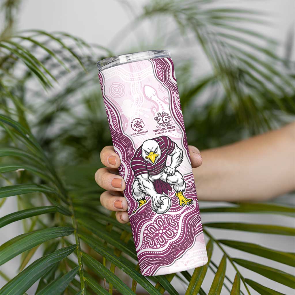 Manly Warringah Sea Eagles NAIDOC Week 2026 Skinny Tumbler First Nations of Australia Aboriginal Mascot Rugby
