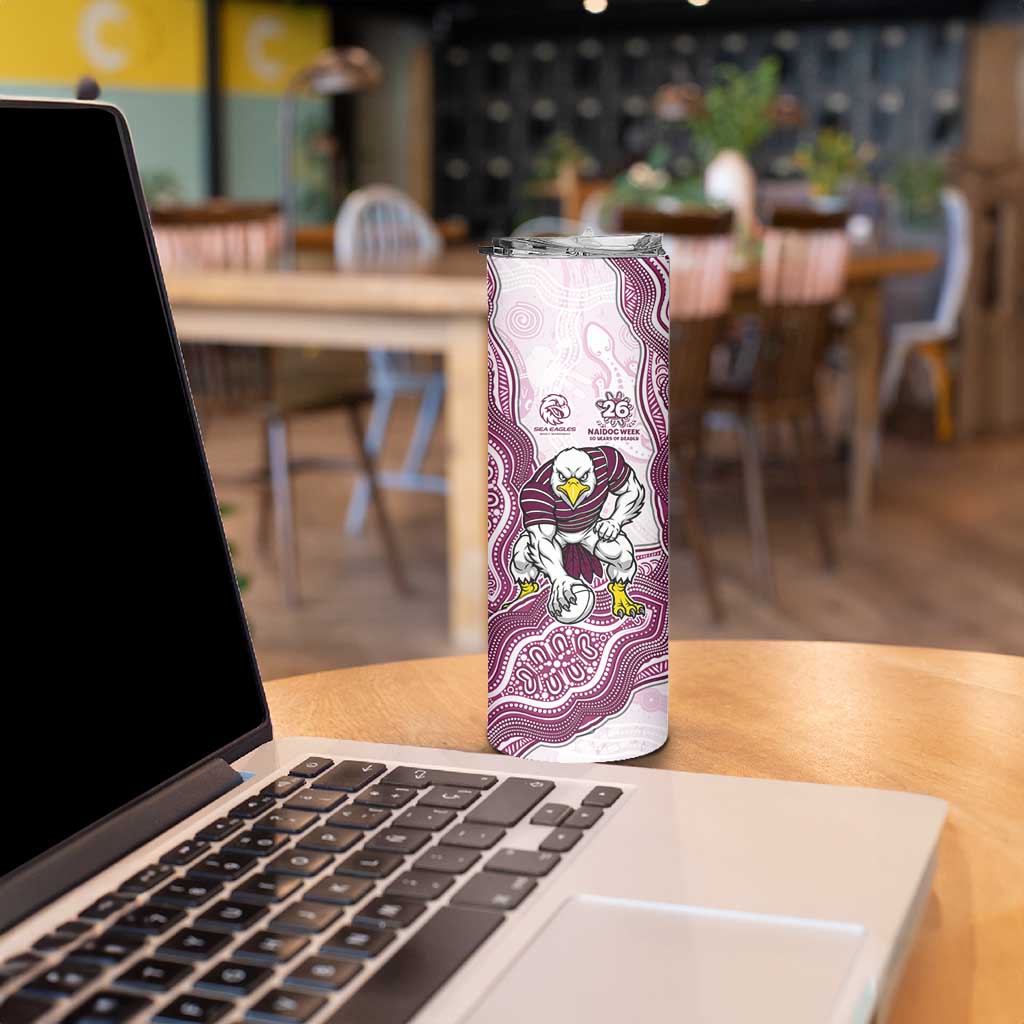 Manly Warringah Sea Eagles NAIDOC Week 2026 Skinny Tumbler First Nations of Australia Aboriginal Mascot Rugby