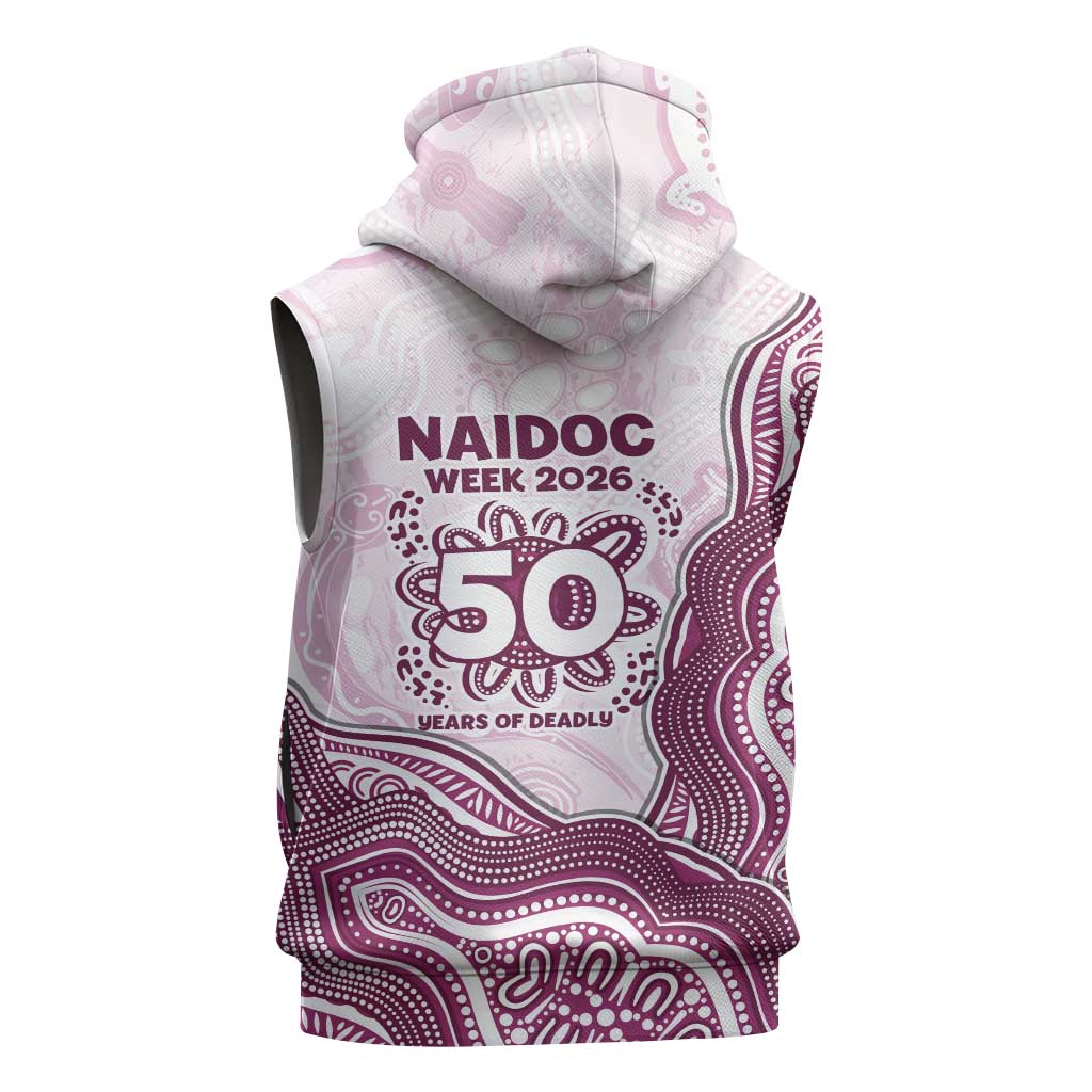 Manly Warringah Sea Eagles NAIDOC Week 2026 Sleeveless Hoodie First Nations of Australia Aboriginal Mascot Rugby