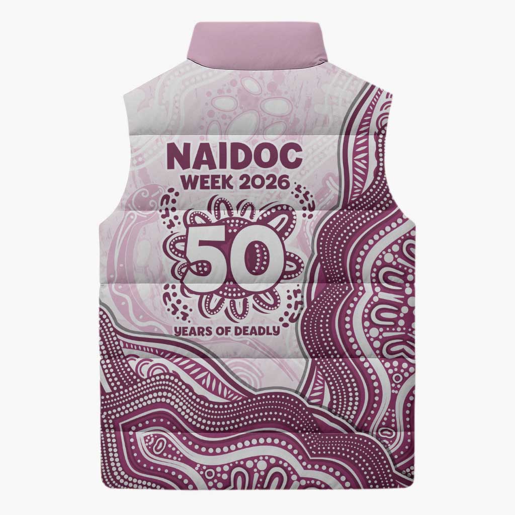 Manly Warringah Sea Eagles NAIDOC Week 2026 Sleeveless Puffer Jacket First Nations of Australia Aboriginal Mascot Rugby