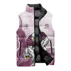 Manly Warringah Sea Eagles NAIDOC Week 2026 Sleeveless Puffer Jacket First Nations of Australia Aboriginal Mascot Rugby