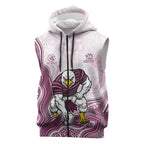 Manly Warringah Sea Eagles NAIDOC Week 2026 Sleeveless Zip Hoodie First Nations of Australia Aboriginal Mascot Rugby