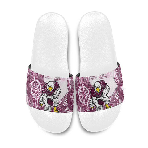 Manly Warringah Sea Eagles NAIDOC Week 2026 Slide Sandals First Nations of Australia Aboriginal Mascot Rugby