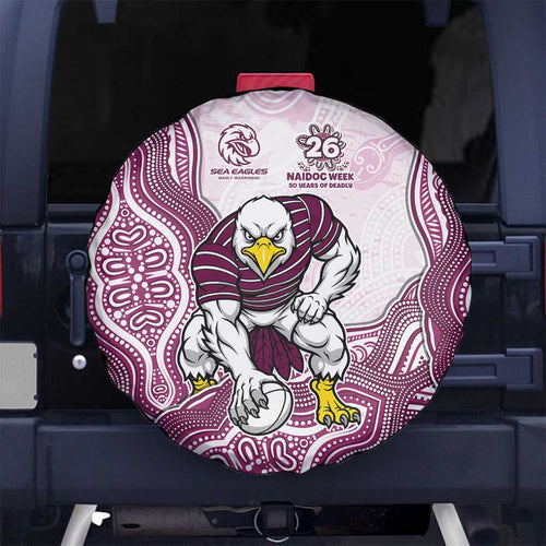 Manly Warringah Sea Eagles NAIDOC Week 2026 Spare Tire Cover First Nations of Australia Aboriginal Mascot Rugby