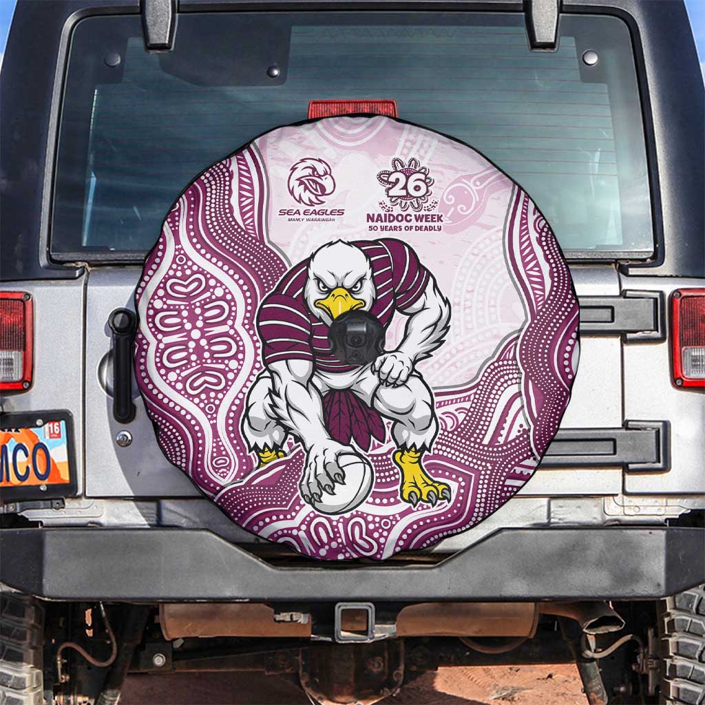 Manly Warringah Sea Eagles NAIDOC Week 2026 Spare Tire Cover First Nations of Australia Aboriginal Mascot Rugby