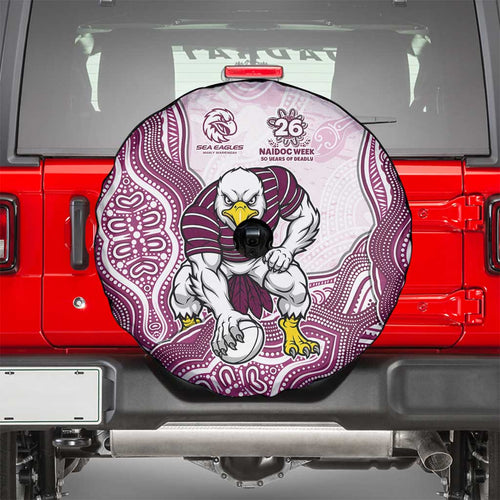 Manly Warringah Sea Eagles NAIDOC Week 2026 Spare Tire Cover First Nations of Australia Aboriginal Mascot Rugby