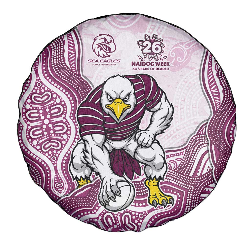 Manly Warringah Sea Eagles NAIDOC Week 2026 Spare Tire Cover First Nations of Australia Aboriginal Mascot Rugby