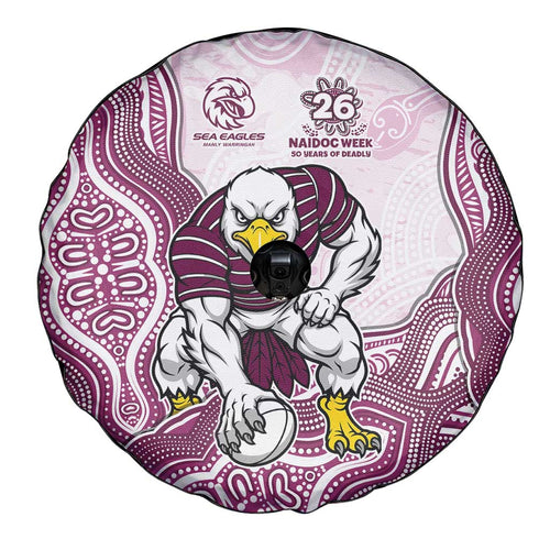Manly Warringah Sea Eagles NAIDOC Week 2026 Spare Tire Cover First Nations of Australia Aboriginal Mascot Rugby